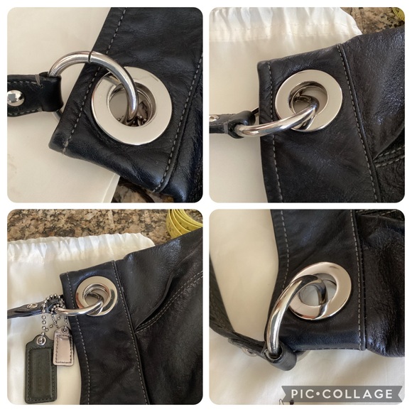 Coach Madison Vintage Large Leather Hippie Bag 🌹 - Picture 8 of 15